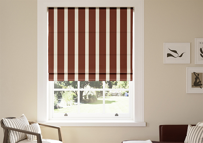 The British Stripe Co. Henry, Teignbridge No.1 - Roman Blind - Image 3
